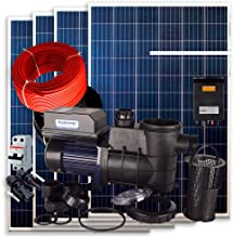 Kit Solar Piscina PlusEnergy + Bomba Depuradora 750 72V 1cv + 4 Paneles Solares + Regulador + Conectores