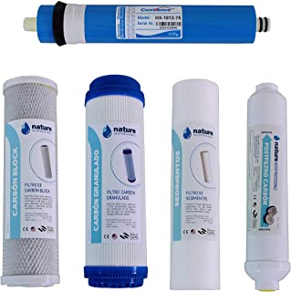 Nature Waterprofessionals Pack filtros Osmosis Inversa y Membrana