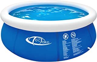 TecTake 800580 Piscina Desmontable- Swimming Pool- Tejido de PVC- Construccion Robusta- Facil Montaje- Compacta - Disponible en Varios Modelos (Tipo 4 - No. 402897)